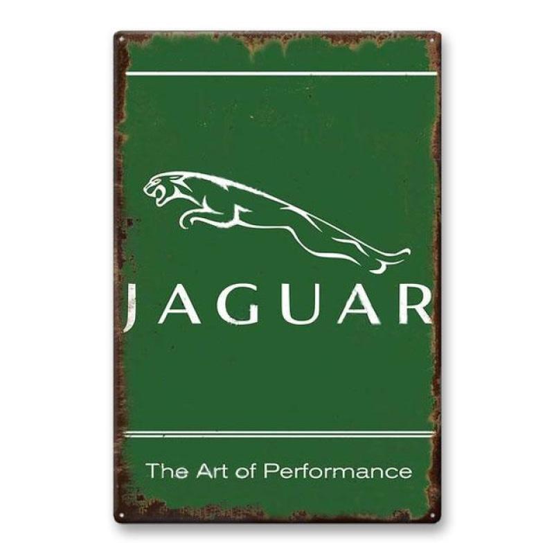 placa metal jaguar placa metal jaguar