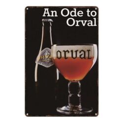 placa metal orval