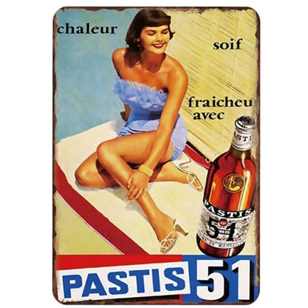 placa metalica pastis 51 placa metalica pastis 51