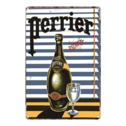 placa metal perrier