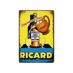 placa metal ricard