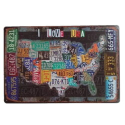 placa de metal ee uu