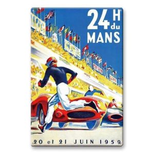 placa metal vintage 24h du mans