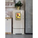 placa metal banania vintage