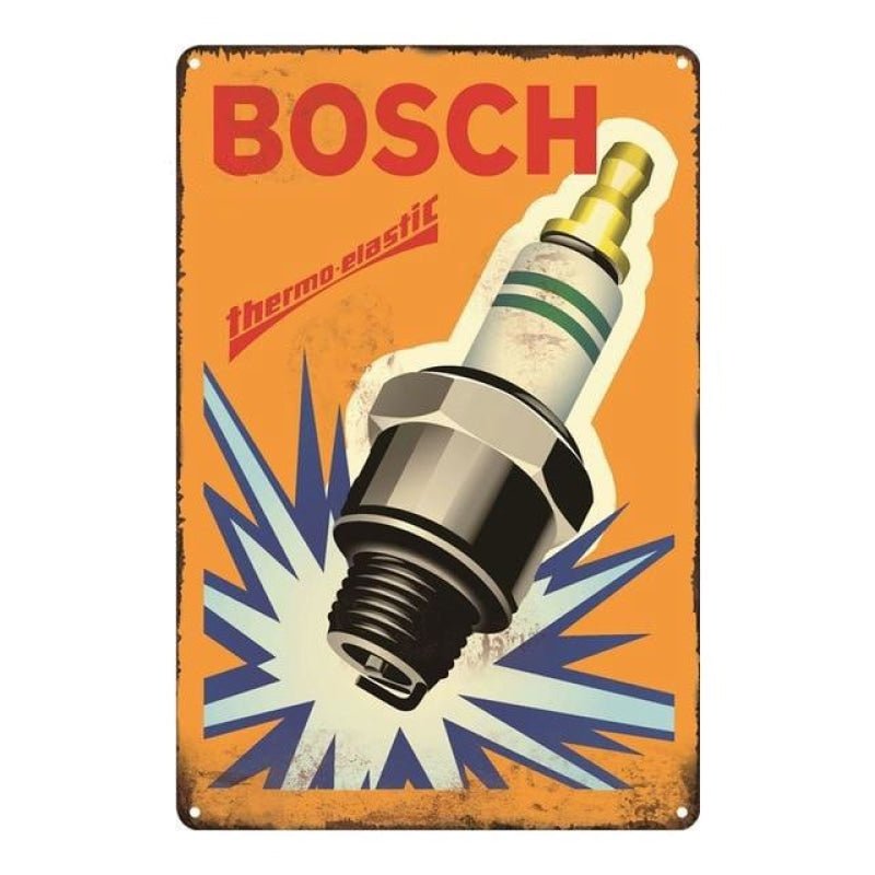 placa metal bosch vintage placa metal bosch vintage