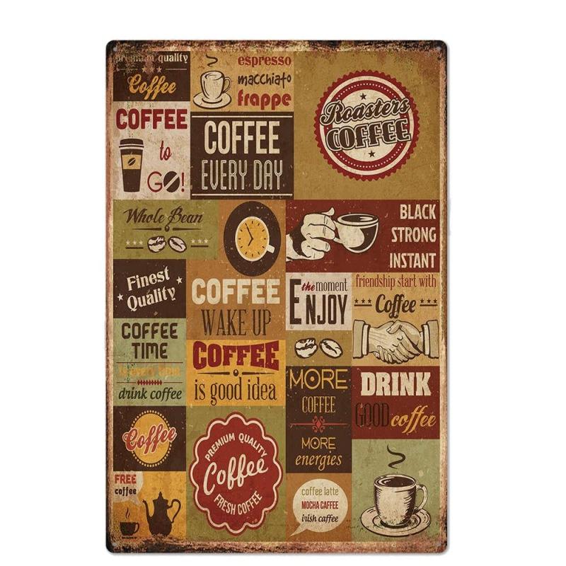 cafe con plato de metal vintage todos los dias cafe con plato de metal vintage todos los dias