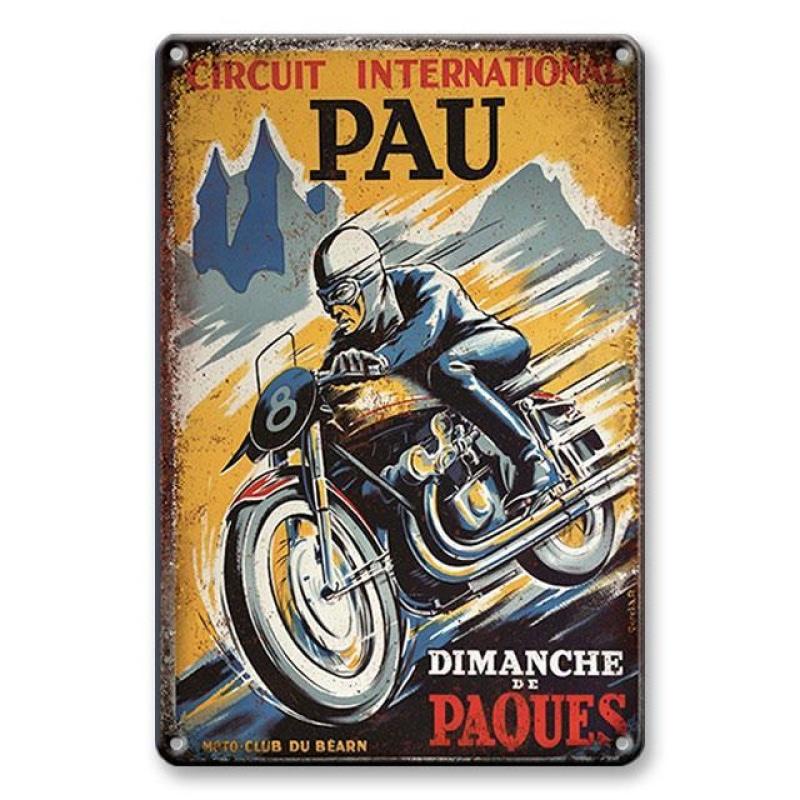 circuito de placa de metal vintage pau internacional circuito de placa de metal vintage pau internacional
