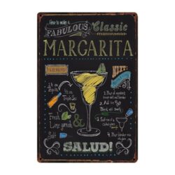 plato metal margarita clasico vintage