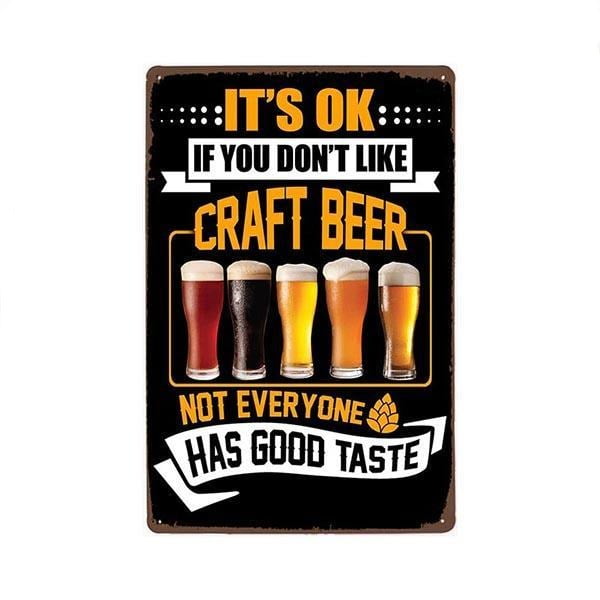 plato metal cerveza artesanal vintage plato metal cerveza artesanal vintage