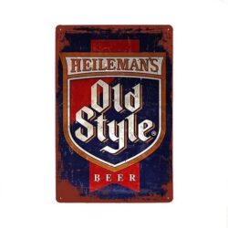placa de metal heilemans vintage