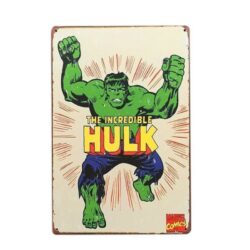 placa metal vintage hul