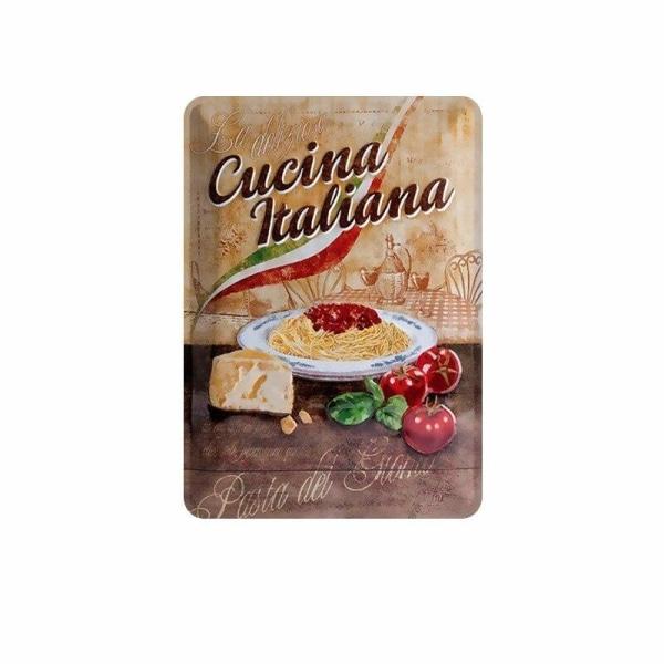 placa de metal italiana vintage placa de metal italiana vintage