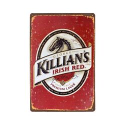 placa de metal killian vintage