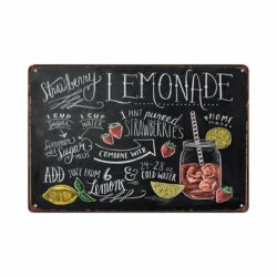plato metal limonada vintage