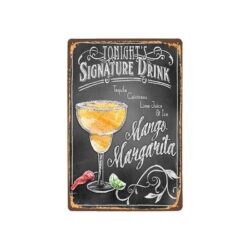 plato metal vintage mango margarita