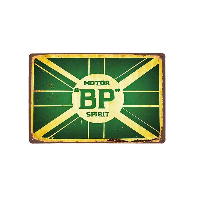 placa metal vintage motor bp spirit placa metal vintage motor bp spirit
