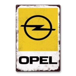placa metal vintage opel