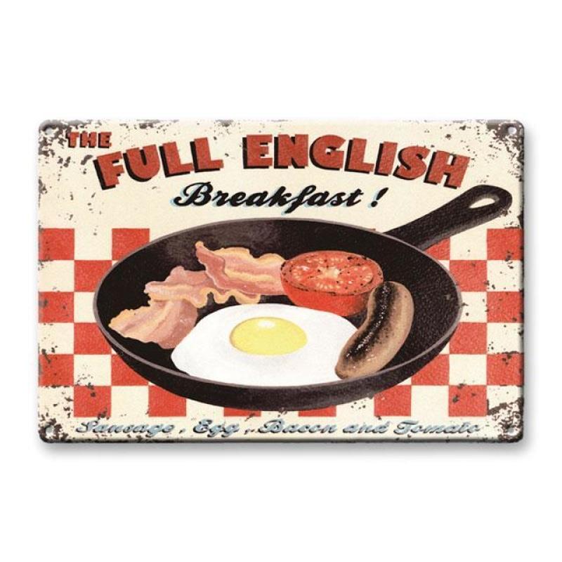 plato de metal vintage desayuno ingles plato de metal vintage desayuno ingles