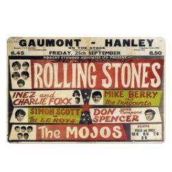 mojos de metal plate rolling stones vintage