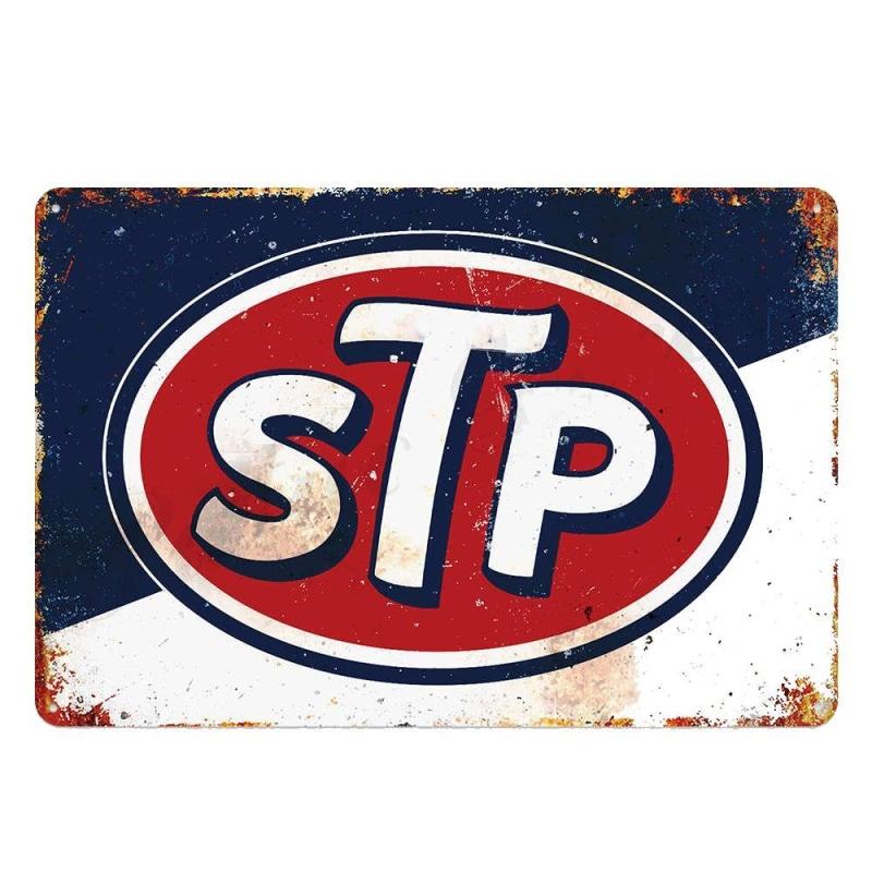 placa metal vintage stp placa metal vintage stp