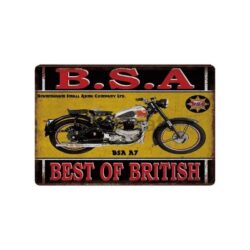 placa moto bsa