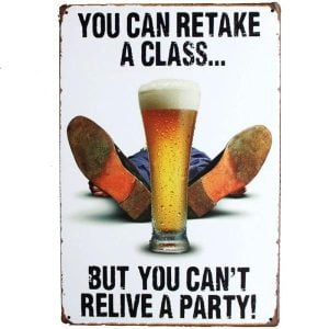 placa publicitaria de alcohol