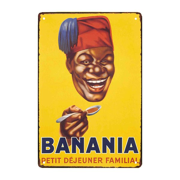placa publicitaria banania placa publicitaria banania