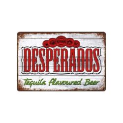 placa publicitaria desperados