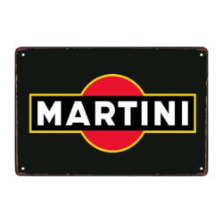 plato de metal martini vintage