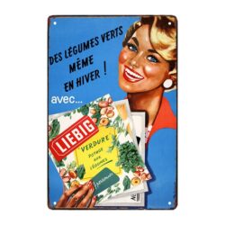 placa publicitaria liebig