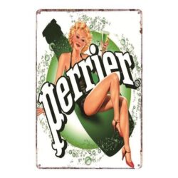 placa publicitaria perrier