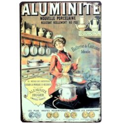 plato publicitario de cocina vintage