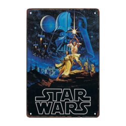 placa vintage star wars