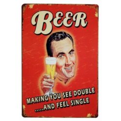 plato de cerveza vintage