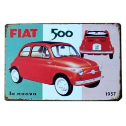 placa fiat vintage