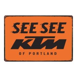 placa ktm vintage