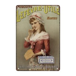 placa vintage lu