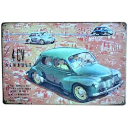 placa renault vintage