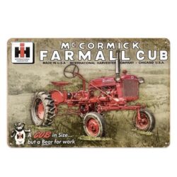 placa tractor vintage