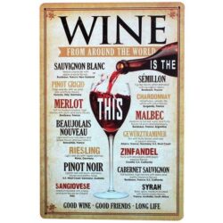 plato de vino vintage