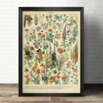cartel de flores vintage 1