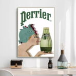 cartel perrier vintage