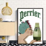 cartel perrier vintage