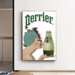 cartel perrier vintage