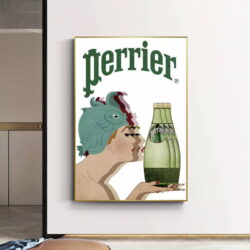 cartel perrier vintage