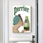cartel perrier vintage