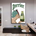 cartel perrier vintage