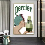cartel perrier vintage