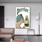 cartel perrier vintage