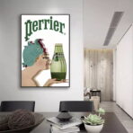 cartel perrier vintage